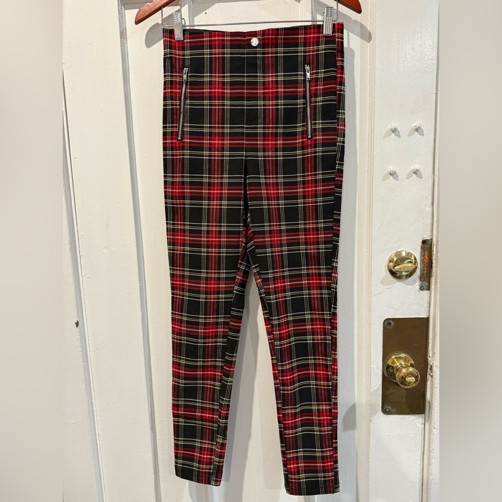 Zara Plaid pants - Red, Black, Yellow